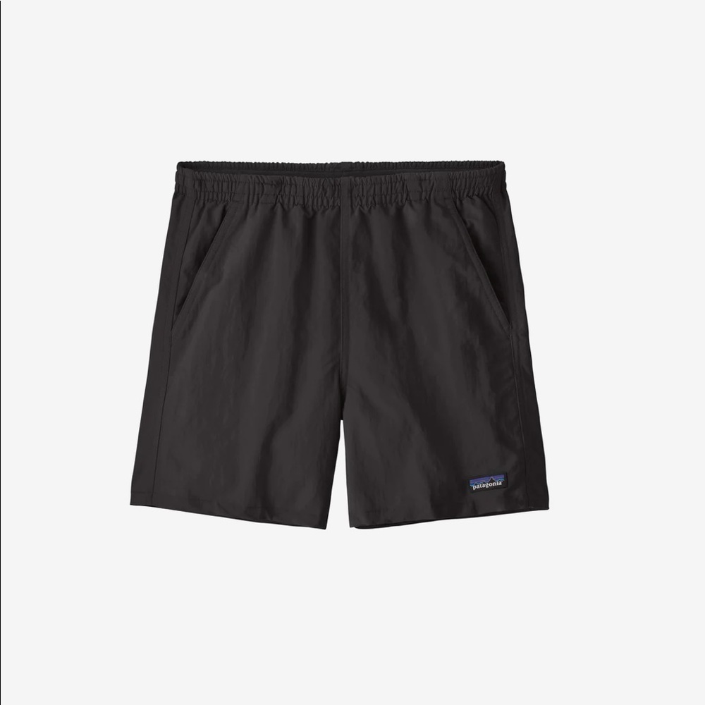 Patagonia Black Baggies Shorts 5”